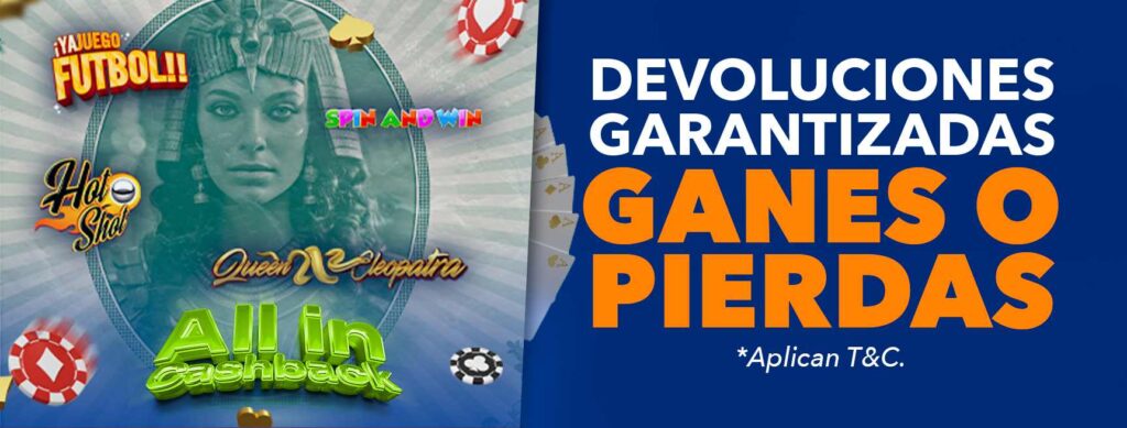 yajuego Cashback Finde de Casino